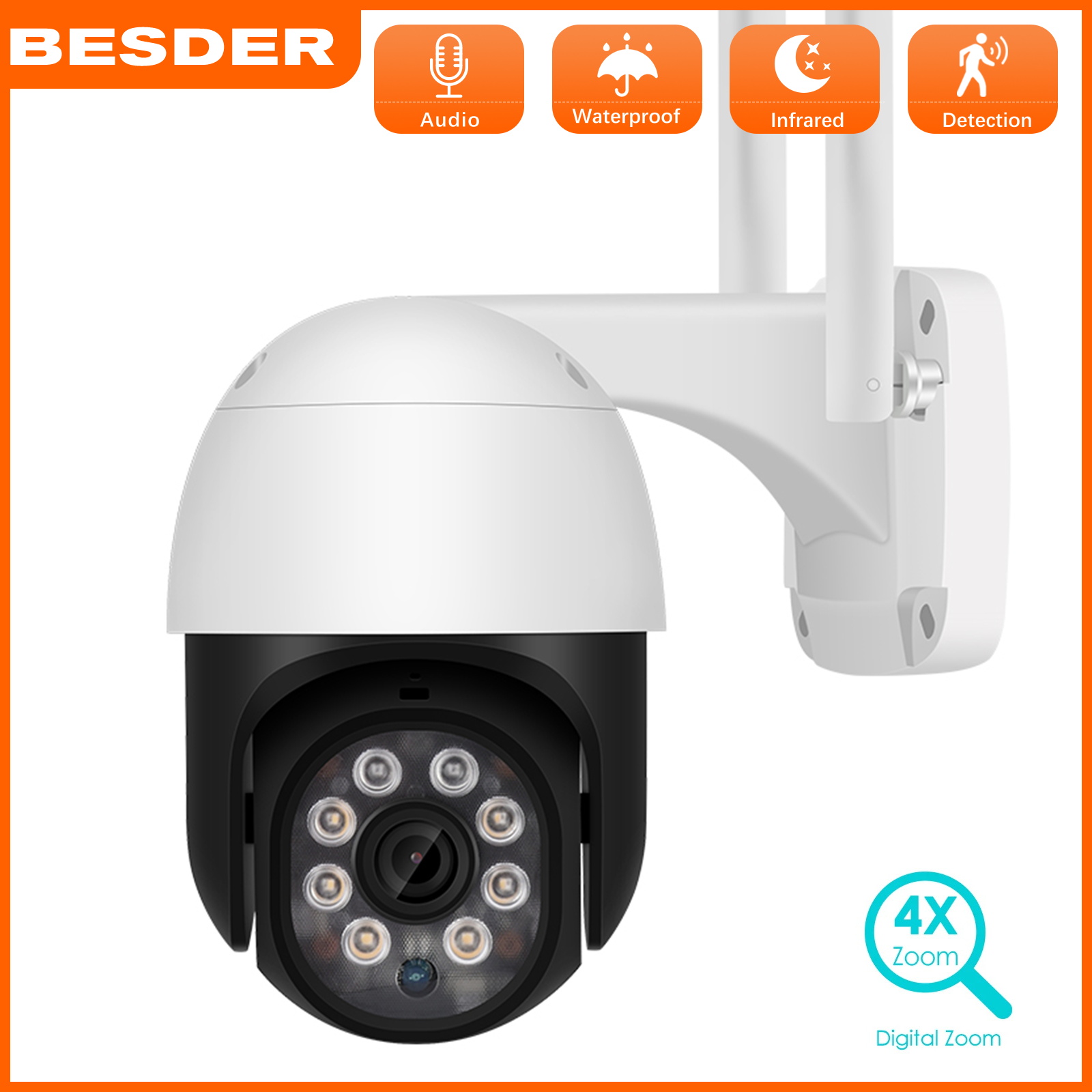 besder 3mp ptz wifi camera