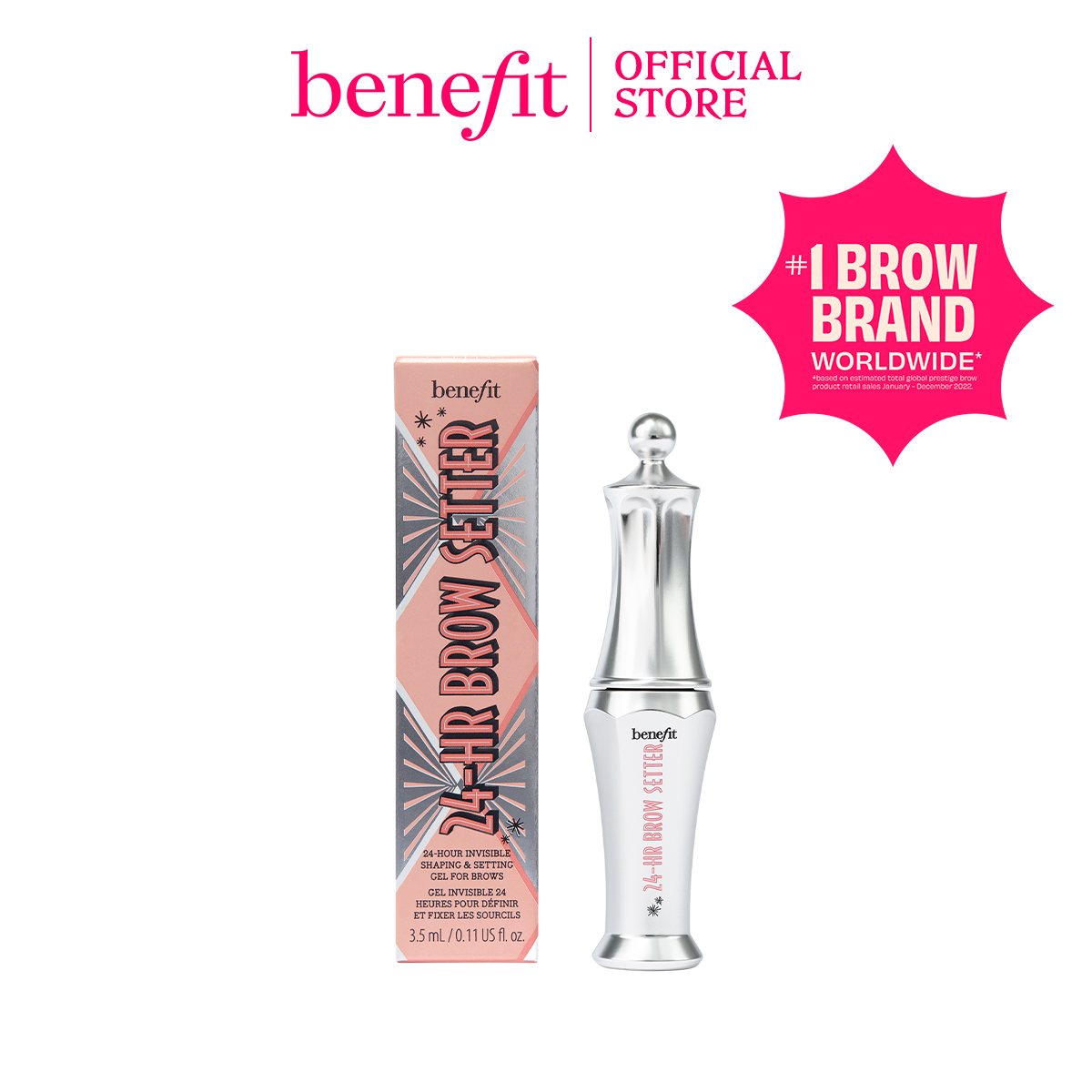 Discount on Benefit  shoes - SKU: Benefit Cosmetics 24-HR Brow Setter Clear Brow Gel Mini 3.5mL
