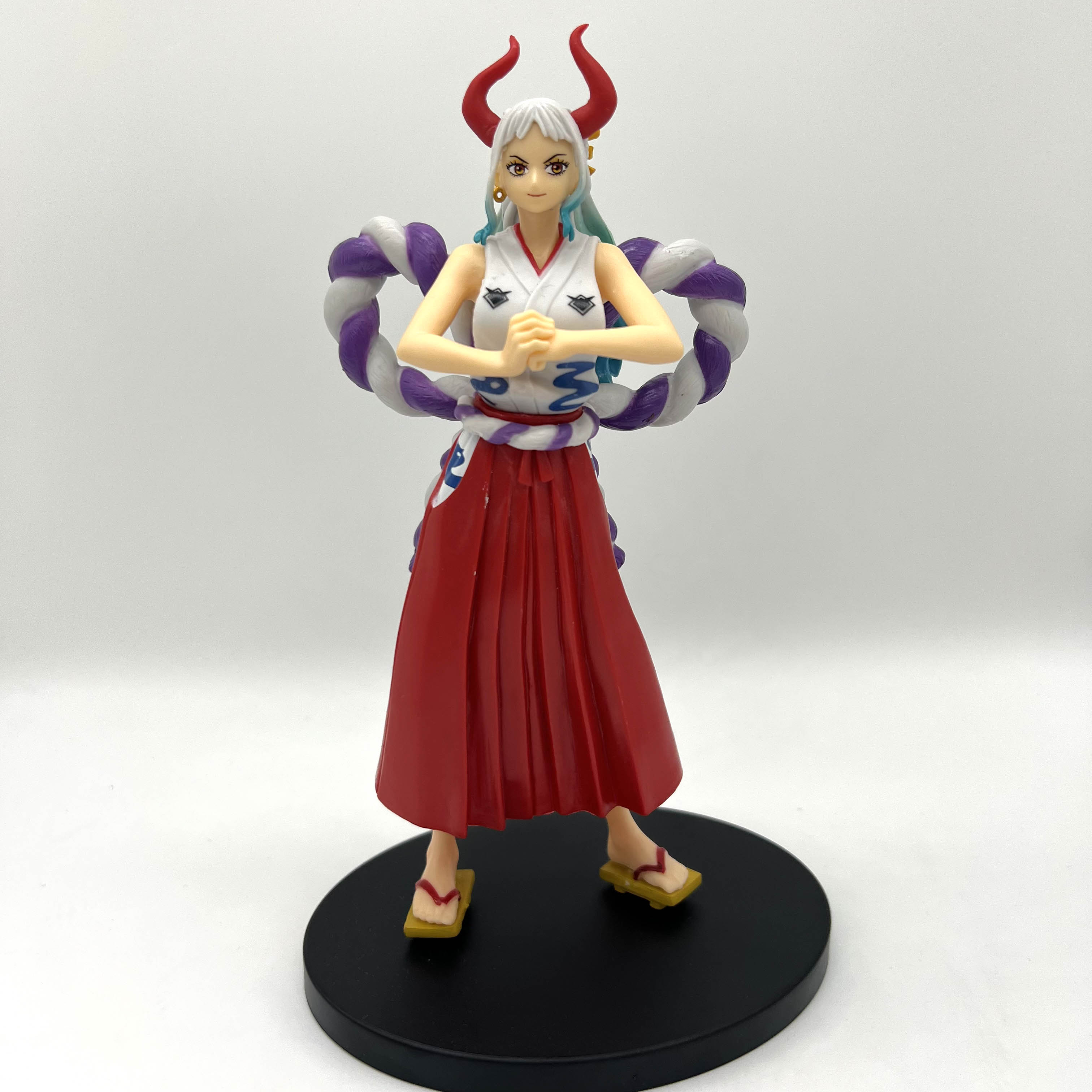 One Piece Wano Country Kimono Yamato Figure Model PVC 19.5cm PVC Material  with Color Box Anime Figures