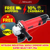 Mitsushi 600W/650W Industrial Angle Grinder with Free 5pcs Disc