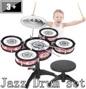 jazz drum set with seat