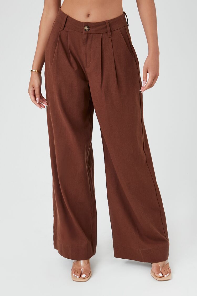 Forever 21 Women's Ponte-Knit Flare Pants