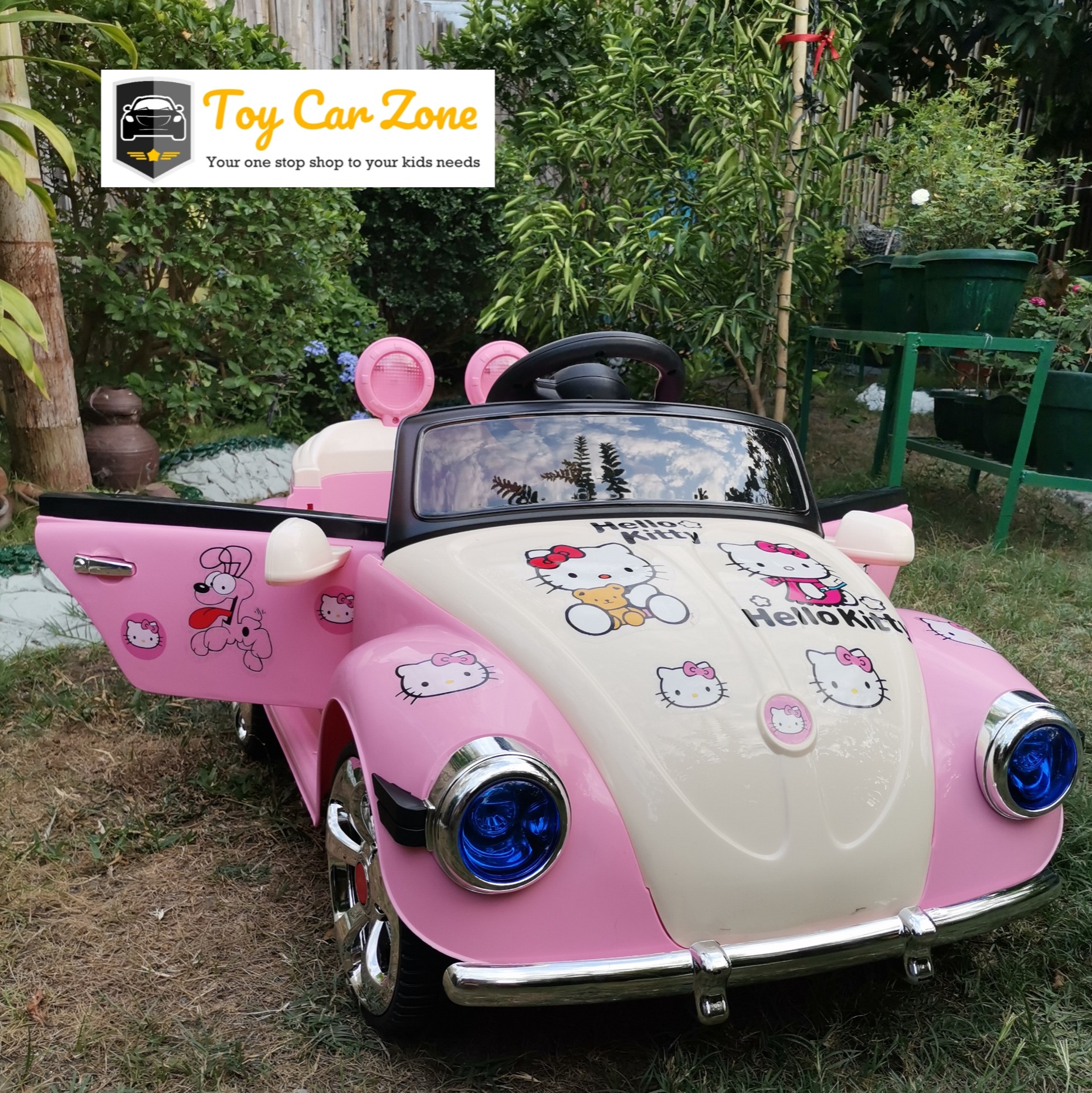 Hello Kitty Car Volkswagen Pink for Kids