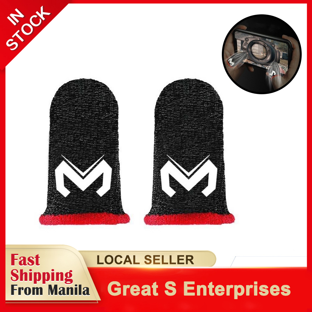 MEMO 2PCS High Quality Finger Sleeve for Mobile Phone and Tablet Gaming Sweat-Proof Non-slip Touch Screen Sleeves Presyo  59 Piso*Libreng Shipping