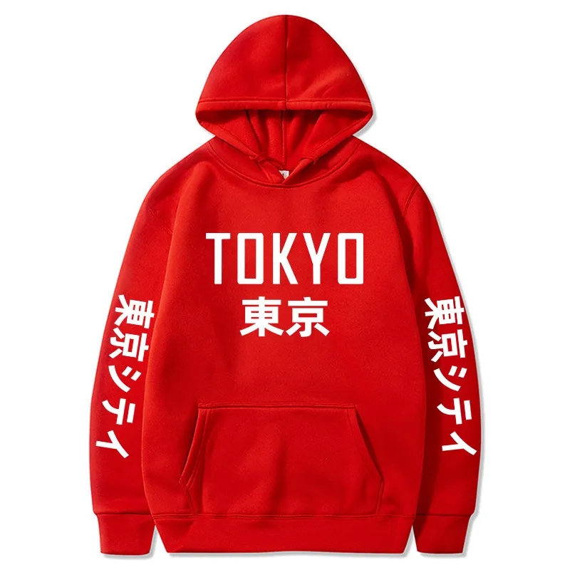Tokyo High Quality Hoodie Jacket Pullover Sweatshirt Longslreve