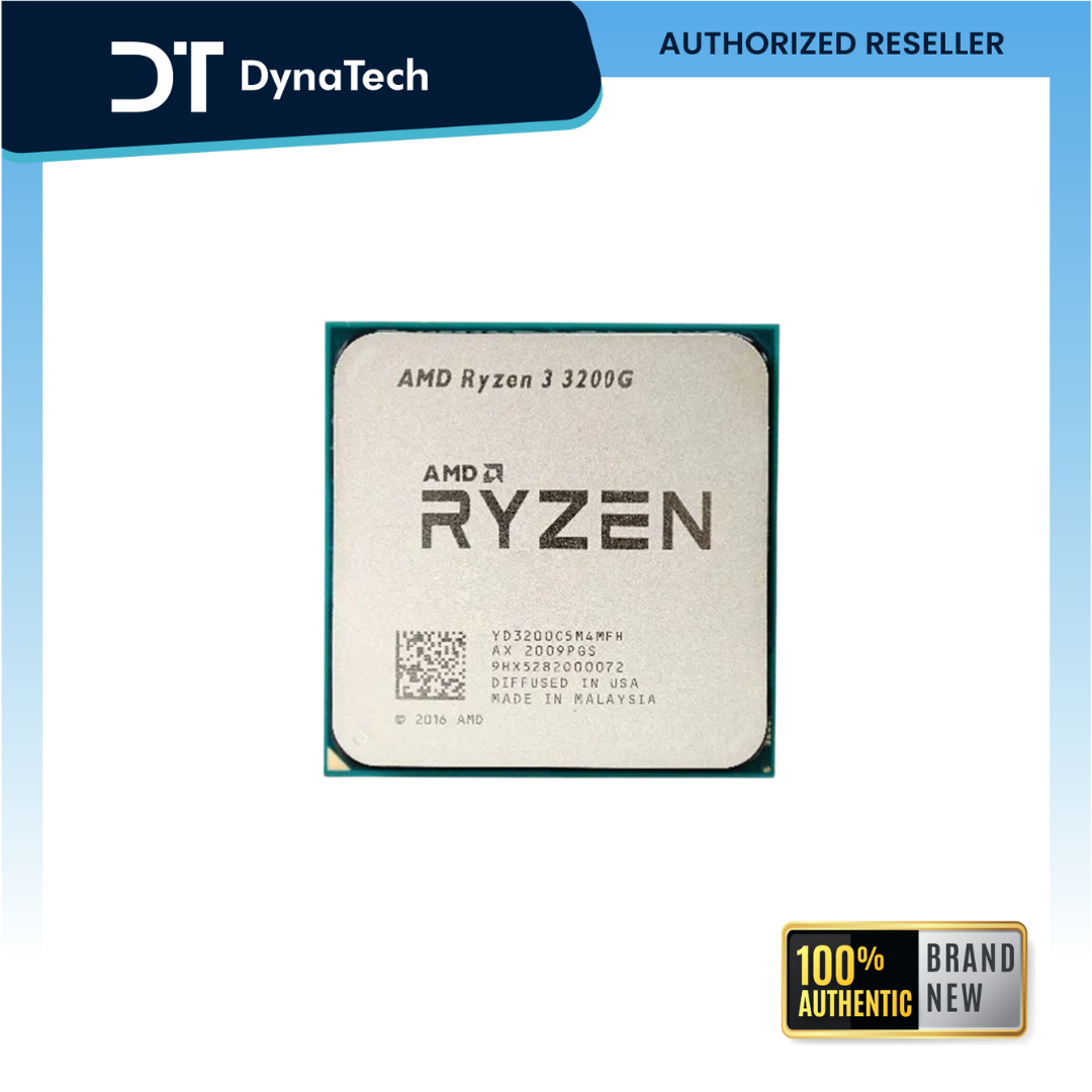 AMD Ryzen 3 3200G Processeur (Graphique Intégré Radeon Vega 8, 4 Cœurs AMD Ryzen 3 3200G Processeur (Graphique Intégré Radeon Vega 8, 4 Cœurs