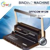 Officom Wire Binding Machine - A4 Double Loop, 140 Sheets