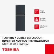 Toshiba 7-9 cu. ft. Inverter Two Door Refrigerator