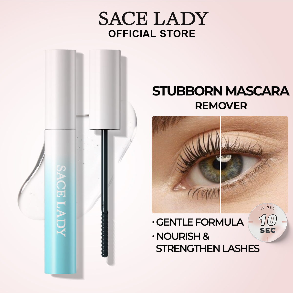 Discount on Sace Lady  shoes - SKU: Sace Lady Mascara Remover Quick Removes Stubborn Mascara & Efficeient Nourished & Fortified Lashes E