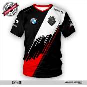 Game Clothes / Jersey game E-sports FF / ML / Pubg / Codm Full Printing Free Name And Logo