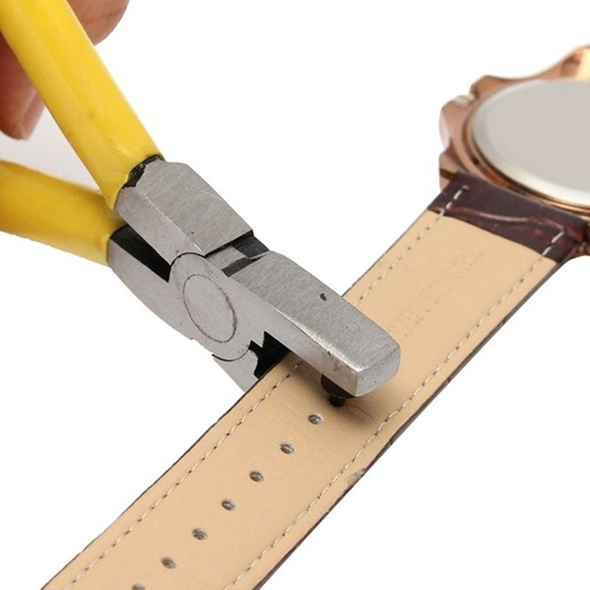 Watchband Punch Plier Leather Watch Strap 4mmx2mm Rectangle Hole Maker  Tools for Watchmakers 