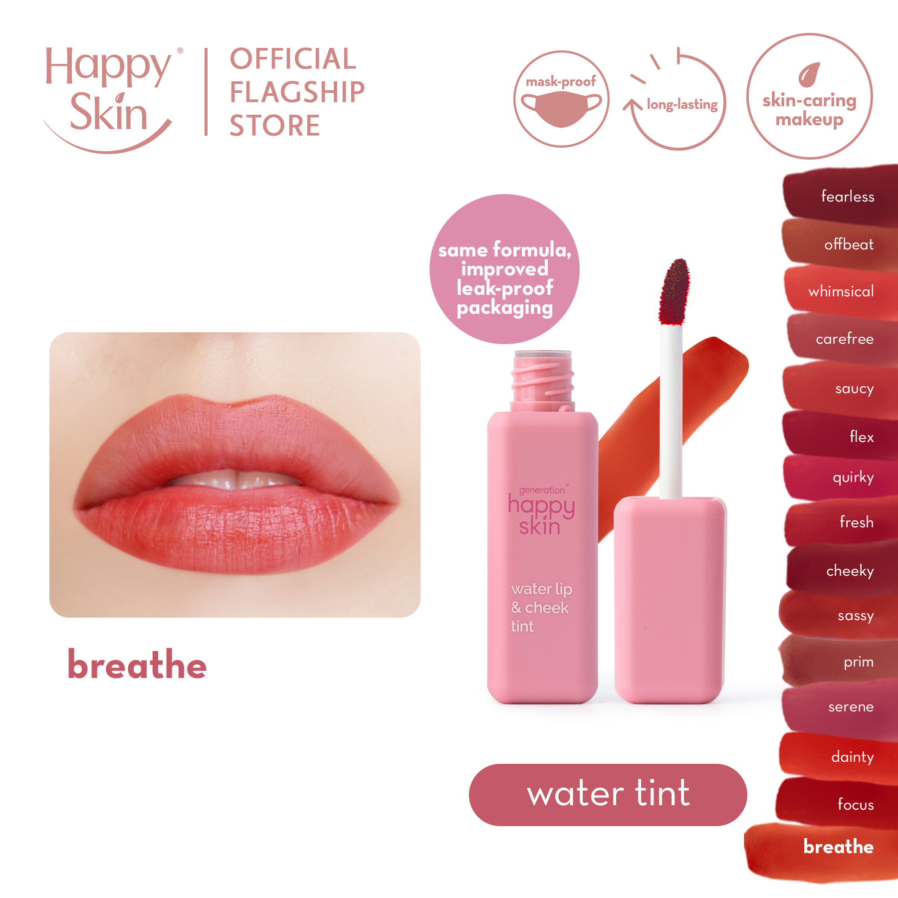 Discount on Happy Skin  shoes - SKU: Generation Happy Skin Water Lip & Cheek Tint in Breathe