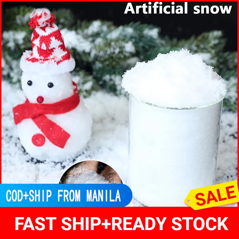 LEEBA 5 Pack x 9g Magic Instant Fake Snow Powder for Slime Super Absorbant Christmas Tree Wedding Decor Craft 