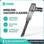 DQQI Portable Wireless Car Vacuum Cleaner