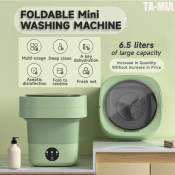 Folding Washing Machine with Intelligent Timing - Brand Name