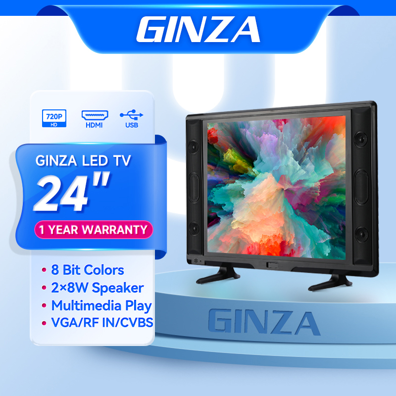 GINZA 40 INCH TV Not Smart Television TV Sale Flatscreen Led Ultra-slim TV  ATV HDMI AV VGA USB 40D