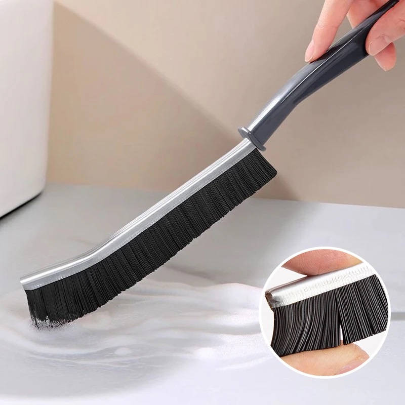 Reyneey Hard-Bristled Crevice Cleaning Brush, Grout Cleaner Scrub Brush  Deep Tile Joints, Crevice Gap Cleaning Brush Tool, Stiff Angled Bristles