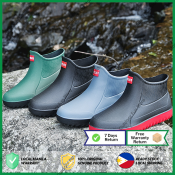 Non-slip Waterproof Men's Rain Boots by 