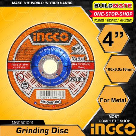 Ingco Metal Grinding Disc Wheel 4" Inch - BUILDMATE