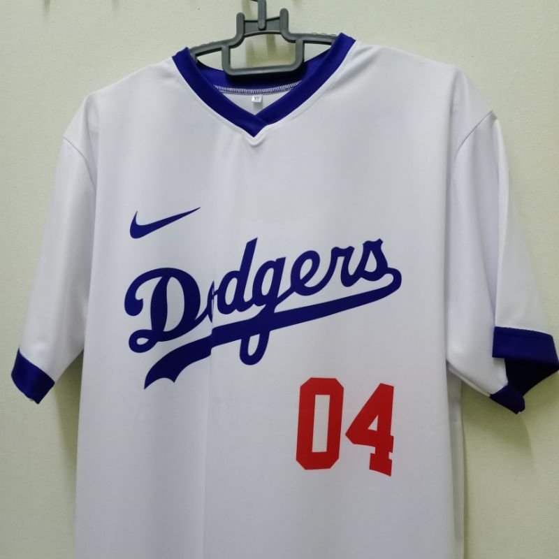 Mga bagong high-quality at pinaka-popular jerseys Enhypen Jersey Dodgers  White Collar V Tshirt / Enhypen T Shirt / Dodger Enhypen Shirt / Unisex  Summer Short Sleeve Tee Tops Custom Name Number Full