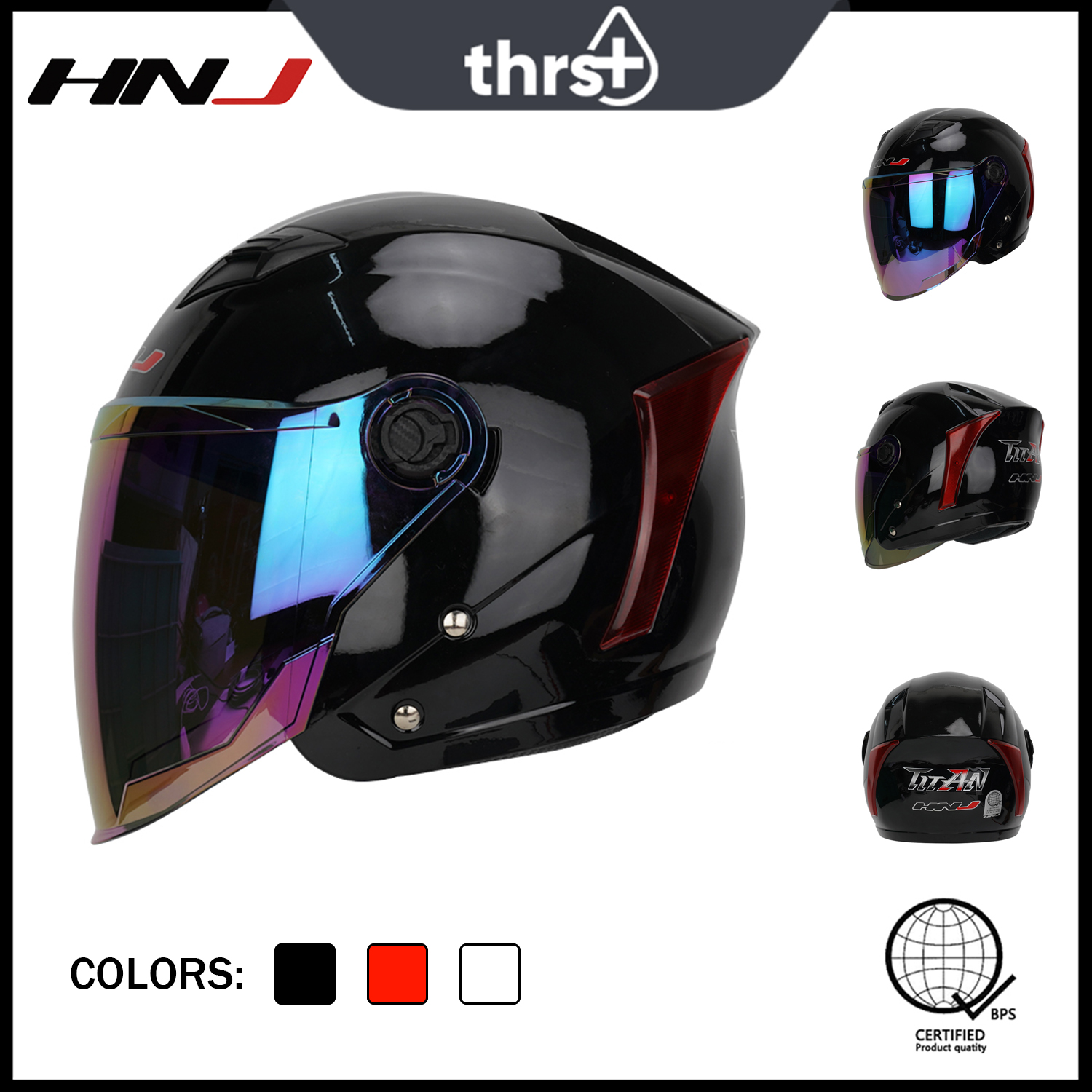 hnj helmet lazada Shop Hnj Helmet Matte Black Cheap – Fast & Easy