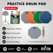 Rubber Wooden Dumb Drum Pad for Jazz Drum Training