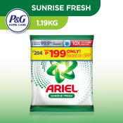 Ariel Sunrise Fresh Detox Powder Detergent, 1.19KG-1.32