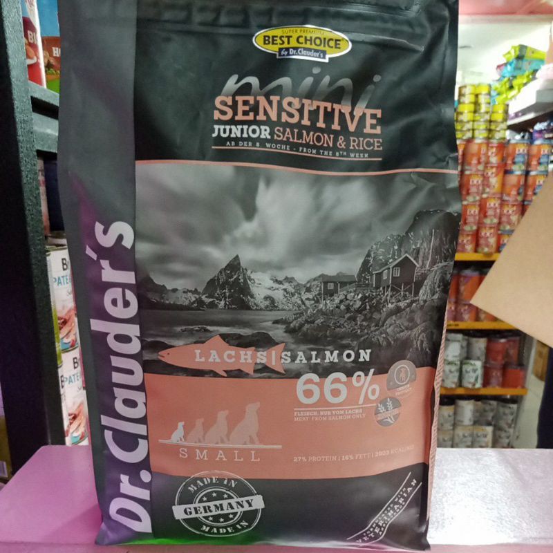 DR CLAUDERS MINI JUNIOR SENSITIVE SALMON RICE 2KG. Lazada PH