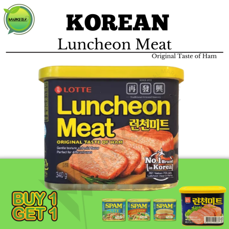 Hansung & Lotte Luncheon Meat BOGO 340g Canned Goods