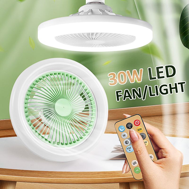 MKEPS 2-in-1 LED Fan Light with Remote Control