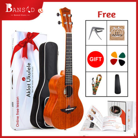 23" Mahogany Concert Ukulele with Free Accessories - On Sale