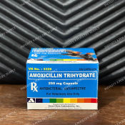 Amoxicillin Trihydrate 250mg Capsules for Animals Only