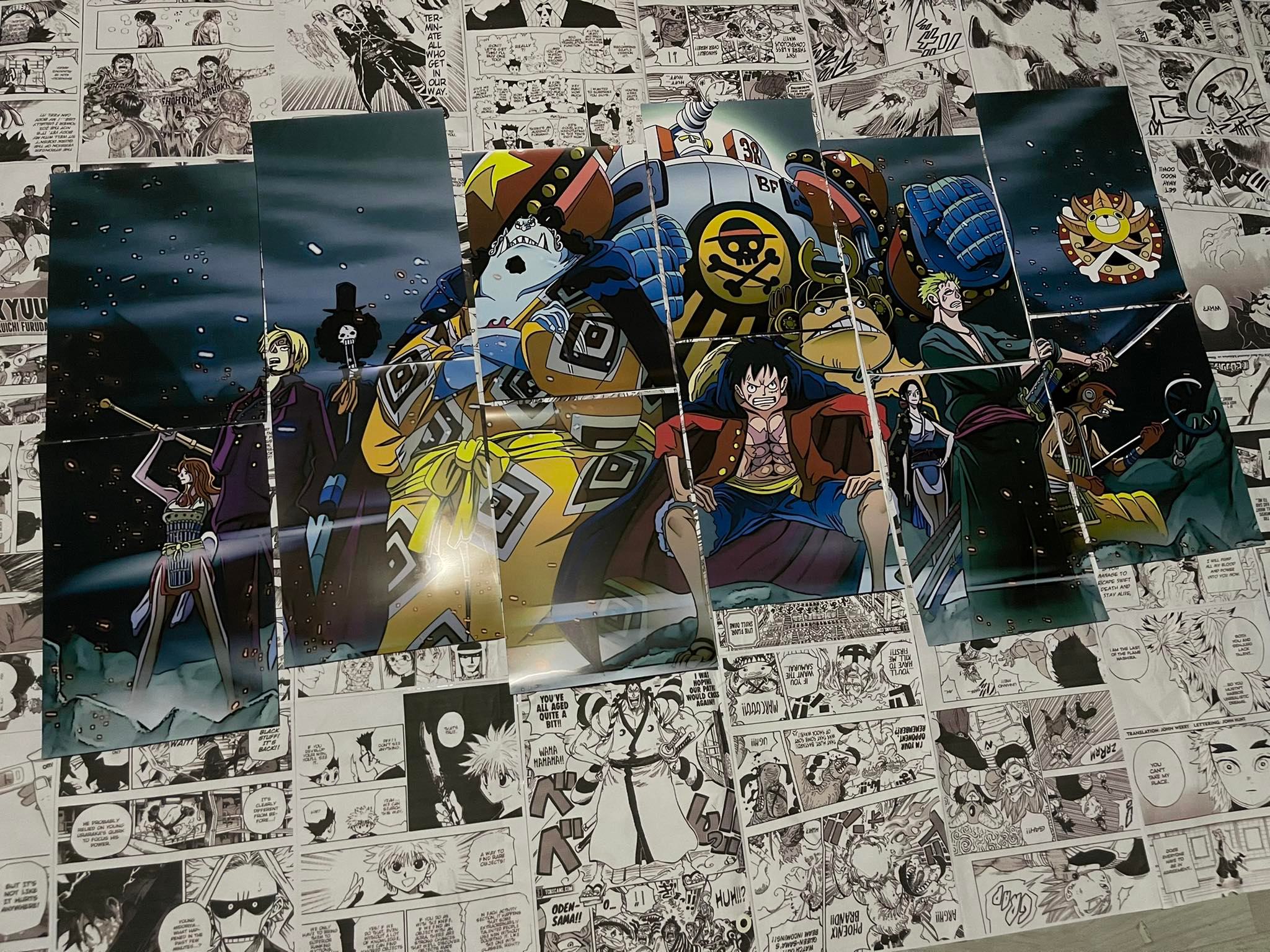 Anime cartaz da arte da parede da lona cópias baki hanma personagens imagem  casa decoração para sala de estar fundo melhores amigos presentes