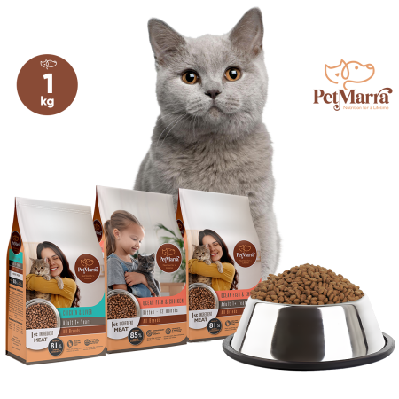 PetMarra Cat Dry Food Oceanfish & Chicken Flavor 1kg