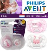 Philips Avent Soft Pacifier for Newborns, Dreams Swan Soother
