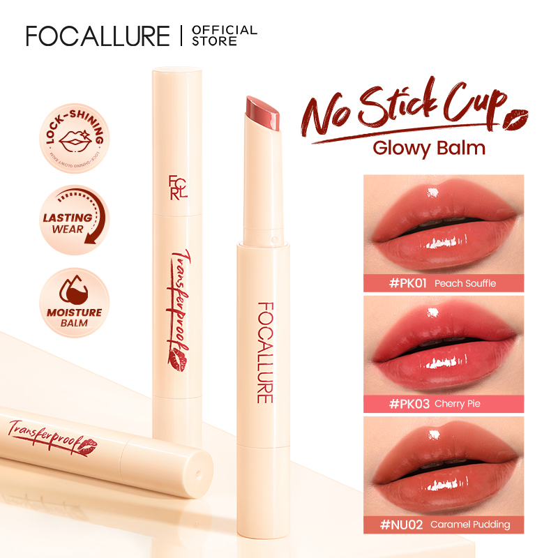 Discount on Focallure  shoes - SKU: FOCALLURE TransferproofHero Lock-shining Lip Tint Lip Glossy Lipstick Moisture Plump Glasting Meltin