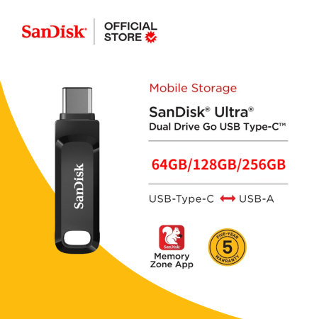 SanDisk OTG Dual Drive Type-C USB Flash Drive