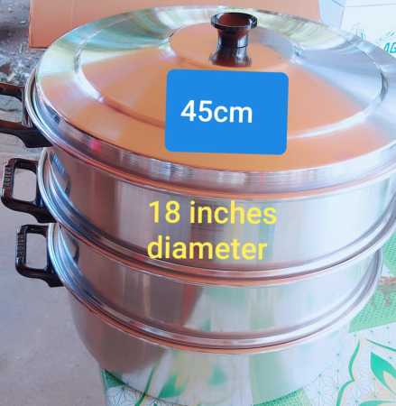 45CM Aluminum Steamer: Heavy Duty, Small Business Quality 