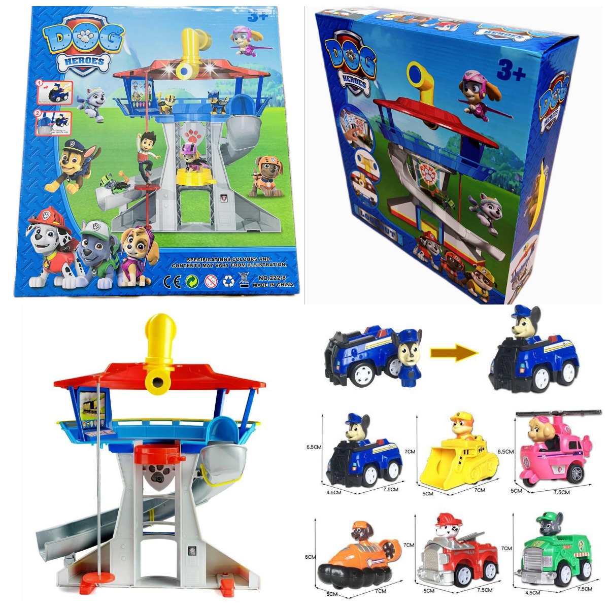 Paw-Patrol Building block toys educational children's toys Lego Chase  Rubble Marshall Rocky Zuma Skye