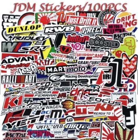 1pc Car motorcycle sticker random