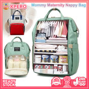 Mommy Maternity Nappy Bag: Multifunctional Diaper Backpack for Travel