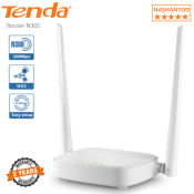 Tenda N301 300Mbps Easy Setup WiFi Router