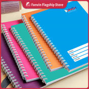 Fanvin Spring Notebook 80 Sheets Thickened Material 10 Colors Composition Notebook School Supplies