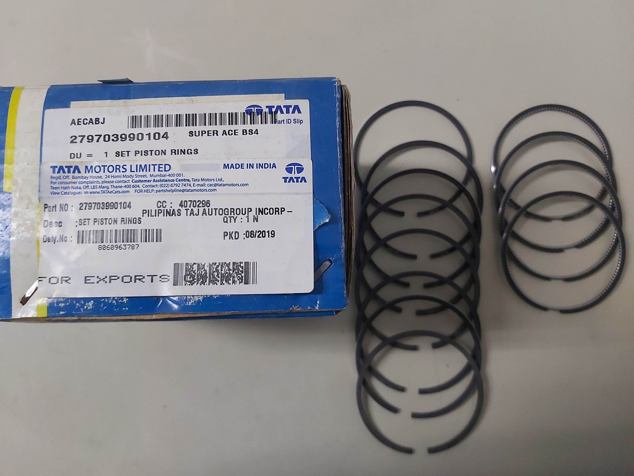 Tata ace piston rings on sale price