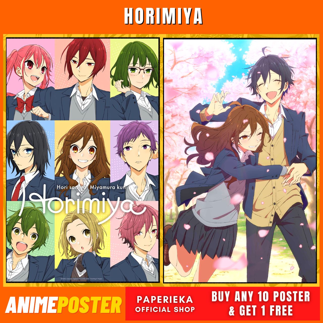 Anime Noragami Polypropylene A3 9 pieces Posters wall poster PPP059