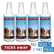 Ticks Away Pet Spray - Tick, Flea & Lice Defense