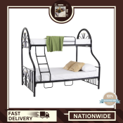 SHARLENE Heavy Duty Metal Bunk Bed Frame - CHOCO'S BOX