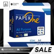 Home Zania Paper One All Purpose Bond Paper / A4 Size 80 gsm. 1 Ream School and Office Supplies