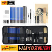 35pcs Professional Sketch Pencil Set with Sketchbook & Supplies