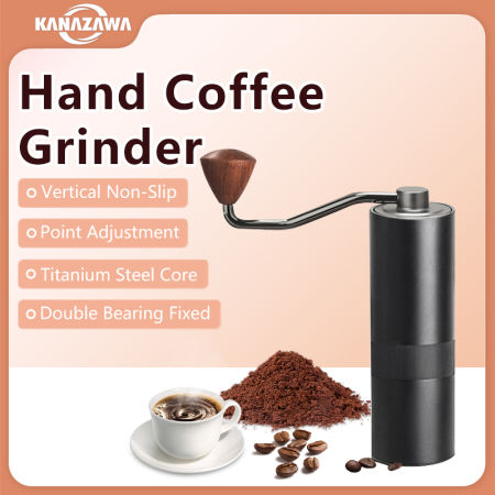 KANAZAWA Portable Stainless Steel Coffee Grinder - Perfect Gift